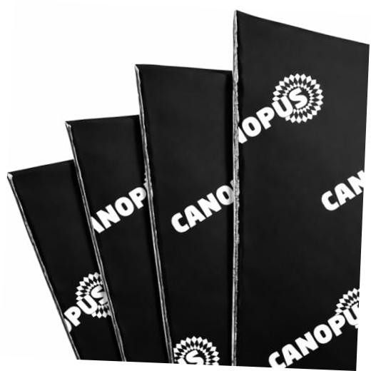 Car Sound Deadening Mat - 80 mil, 5 sqft, Butyl Sound 80 mil 5sqft Black
