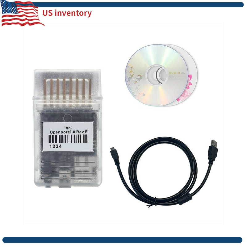 OBD2 K-CAN Diagnostic Cable Openport 2.0, Jaguar LR Toyota Mitsubishi Subaru, Wo