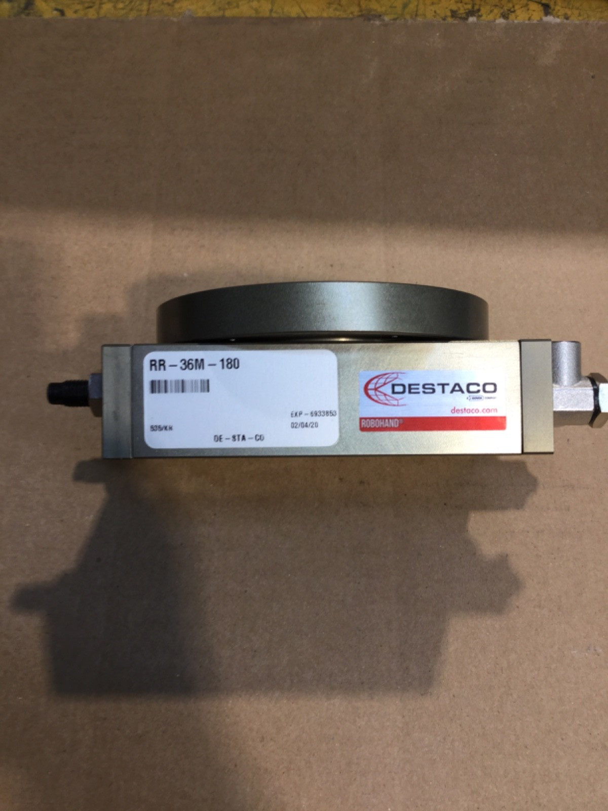 DE-STA-CO RR-36M-180 PNEUMATIC ROTARY ACTUATOR 180 DEGREE NEW