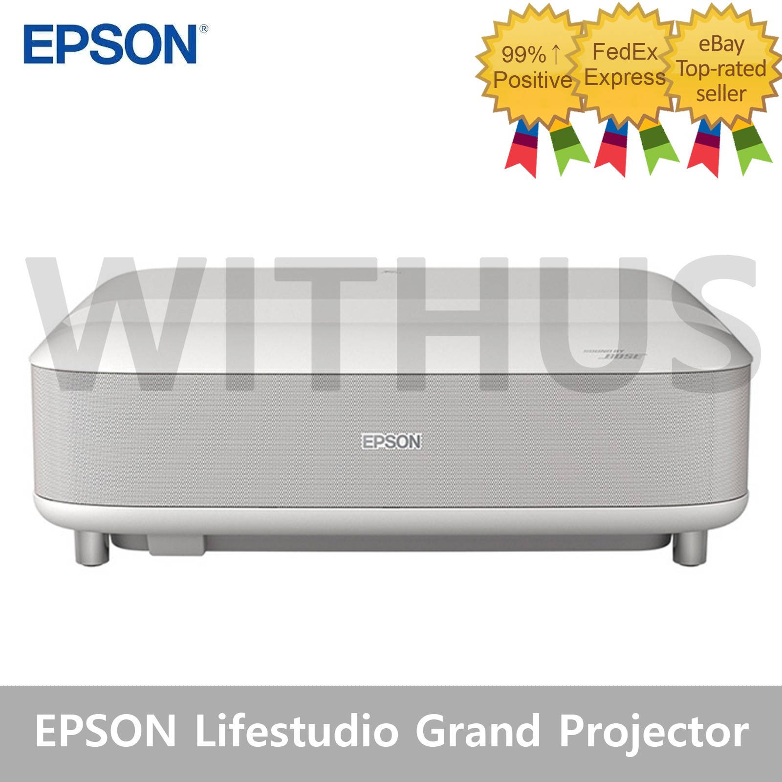 EPSON Lifestudio Grand EH-LS670W Ultra-Short-Throw Laser Projector 3,600lumen