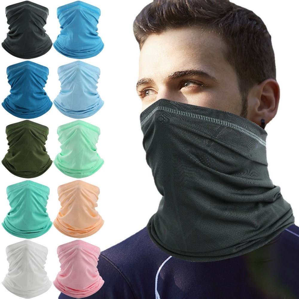 UPF 50+ Fishing Neck Gaiter - UV Face Mask Sun Protection Scarf for Men & Women