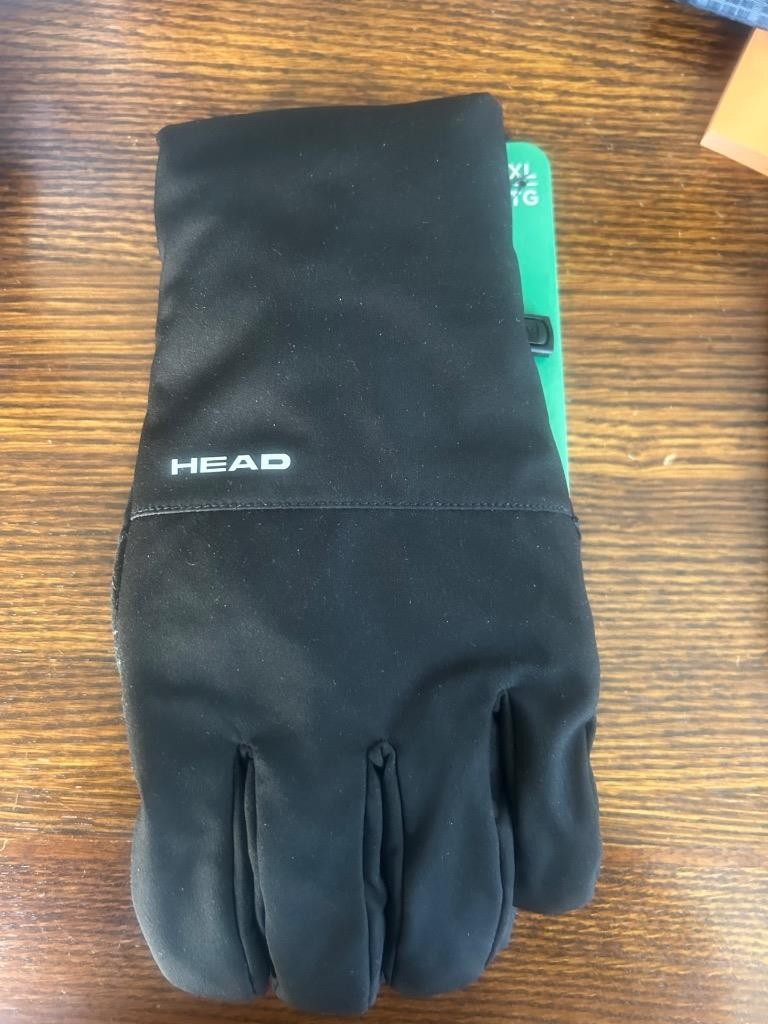 NWT Head Men's Hybrid Waterproof/Windproof/Breathable Gloves.  Black.  X-Large