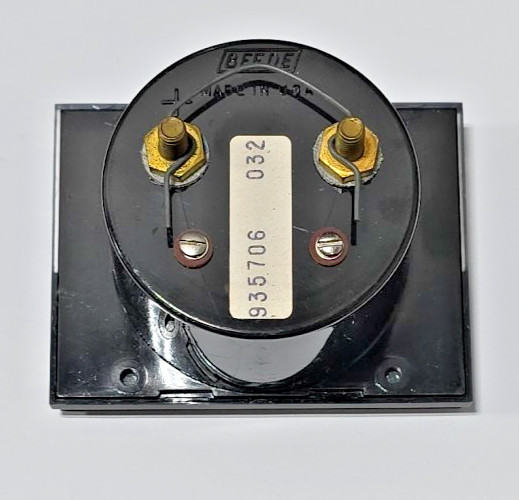 Beede D.C. Amperes Panel Meter 0-25