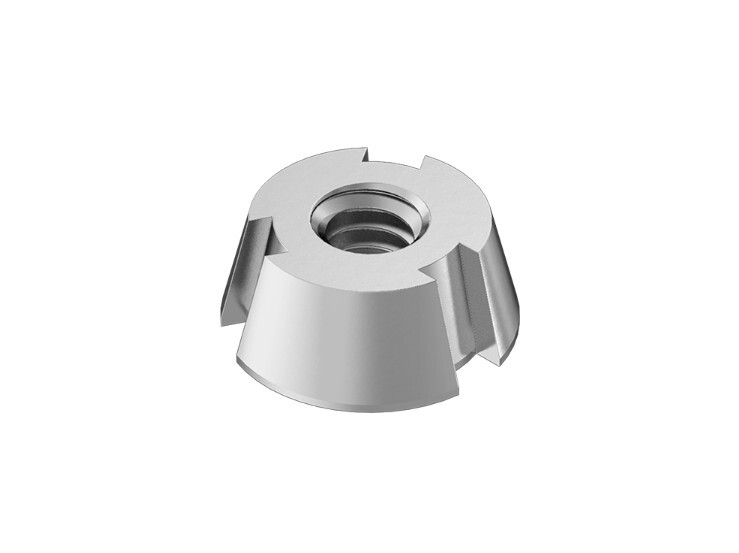 Pack of 25 Tri-Groove Tamper Proof Security Nuts  1/4"-20 Thread
