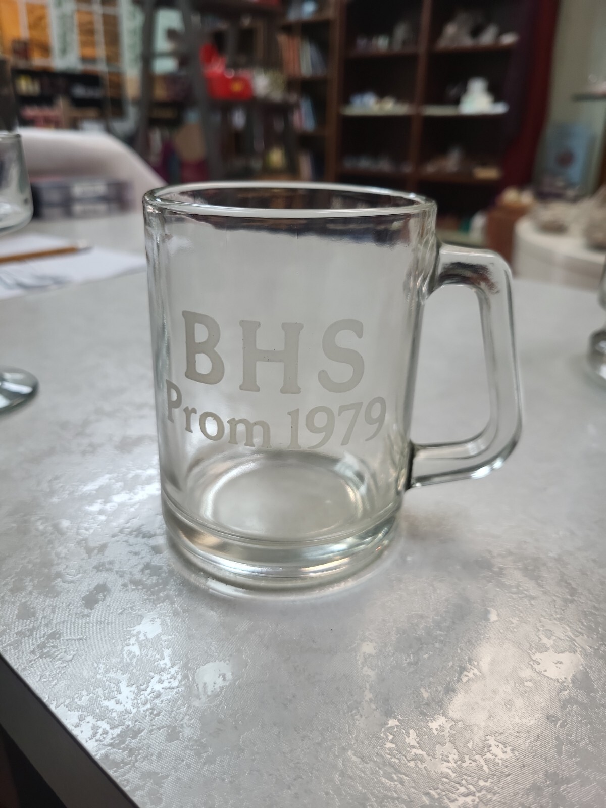 1979 BIGLERVILLE HIGH SCHOOL Prom Glass