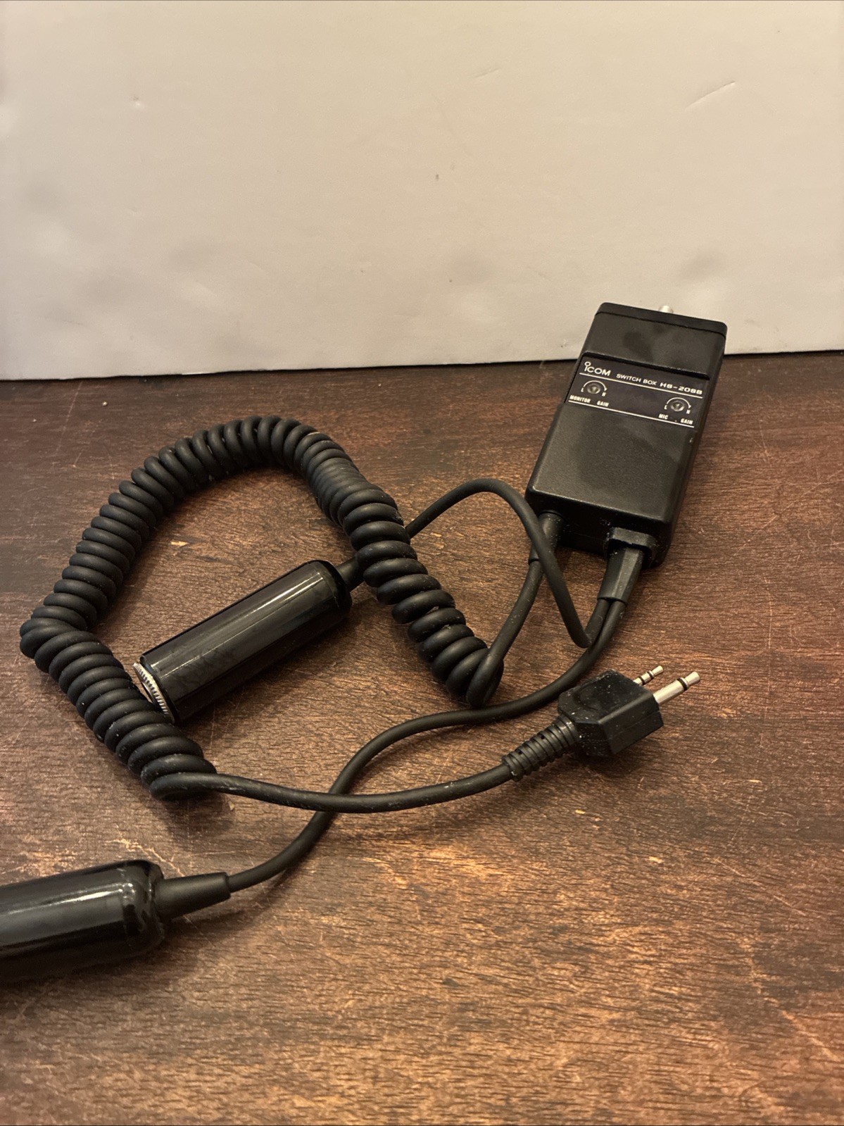 Icom HS-20SB Aviation Communication headset Switchbox For IC A20 Transceiver