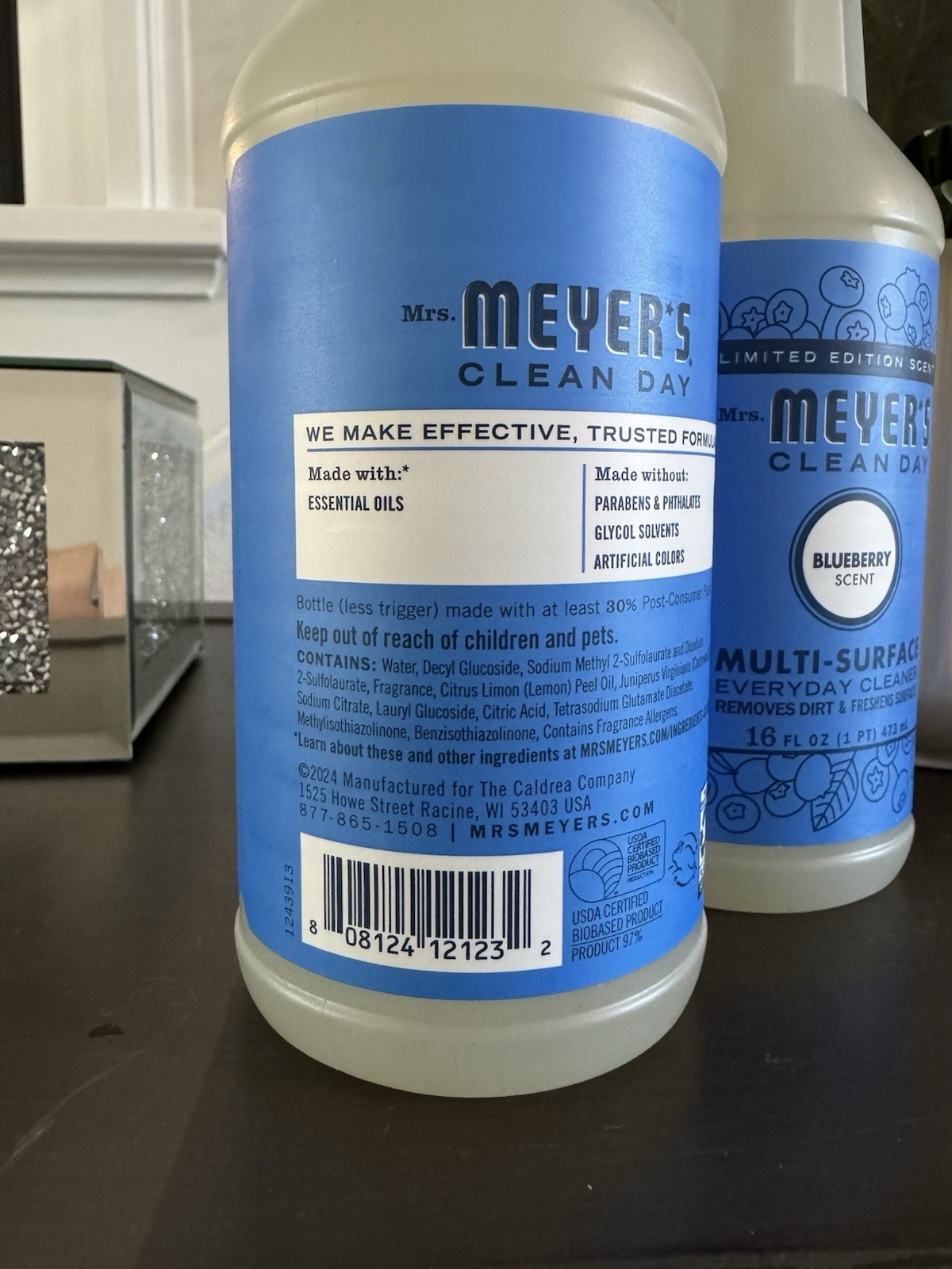 Mrs Meyers LIMITED EDITION Multi-Surface Cleaner BLUEBERRY 2 Pack
