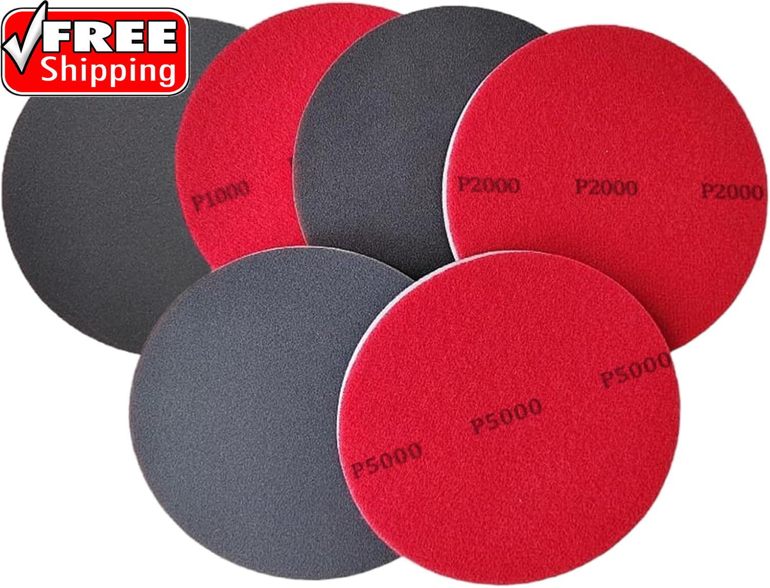 , Bowling Ball Sanding Pads 6 Pieces Grit Pads for Bowling Ball Sanding Sand Pad