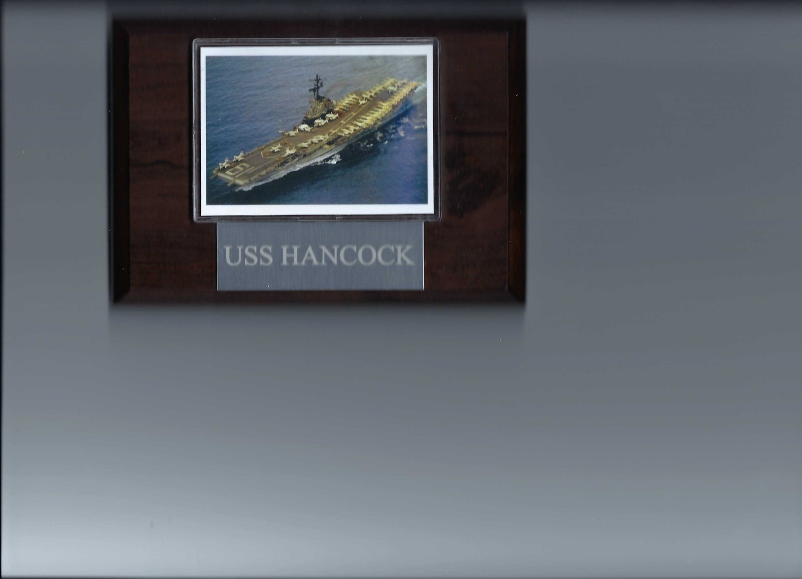 USS HANCOCK PLAQUE CV-19 NAVY US USA MILITARY AIRCRAFT CARRIER SHIP
