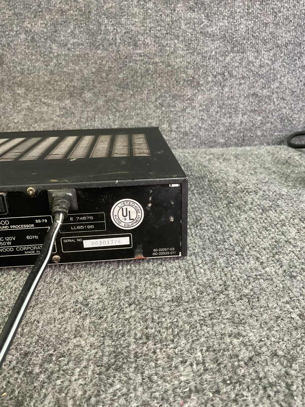 Kenwood SS-79 Processor AV Surround Sound Digital Delay System 32975
