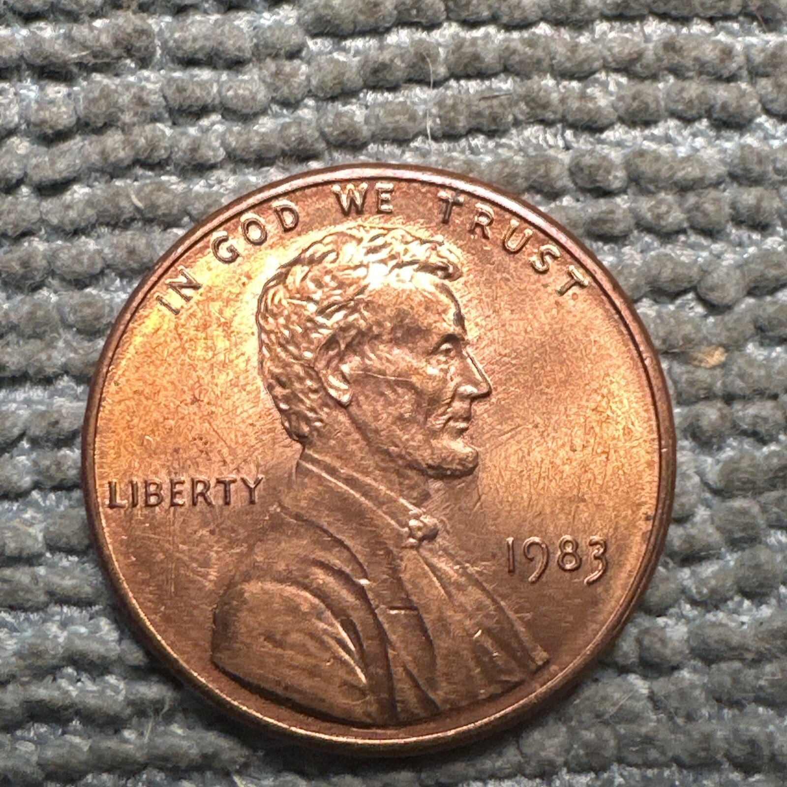 1983 Lincoln Memorial Cent Die Crack On Reverse And Obverse! Skull Crack