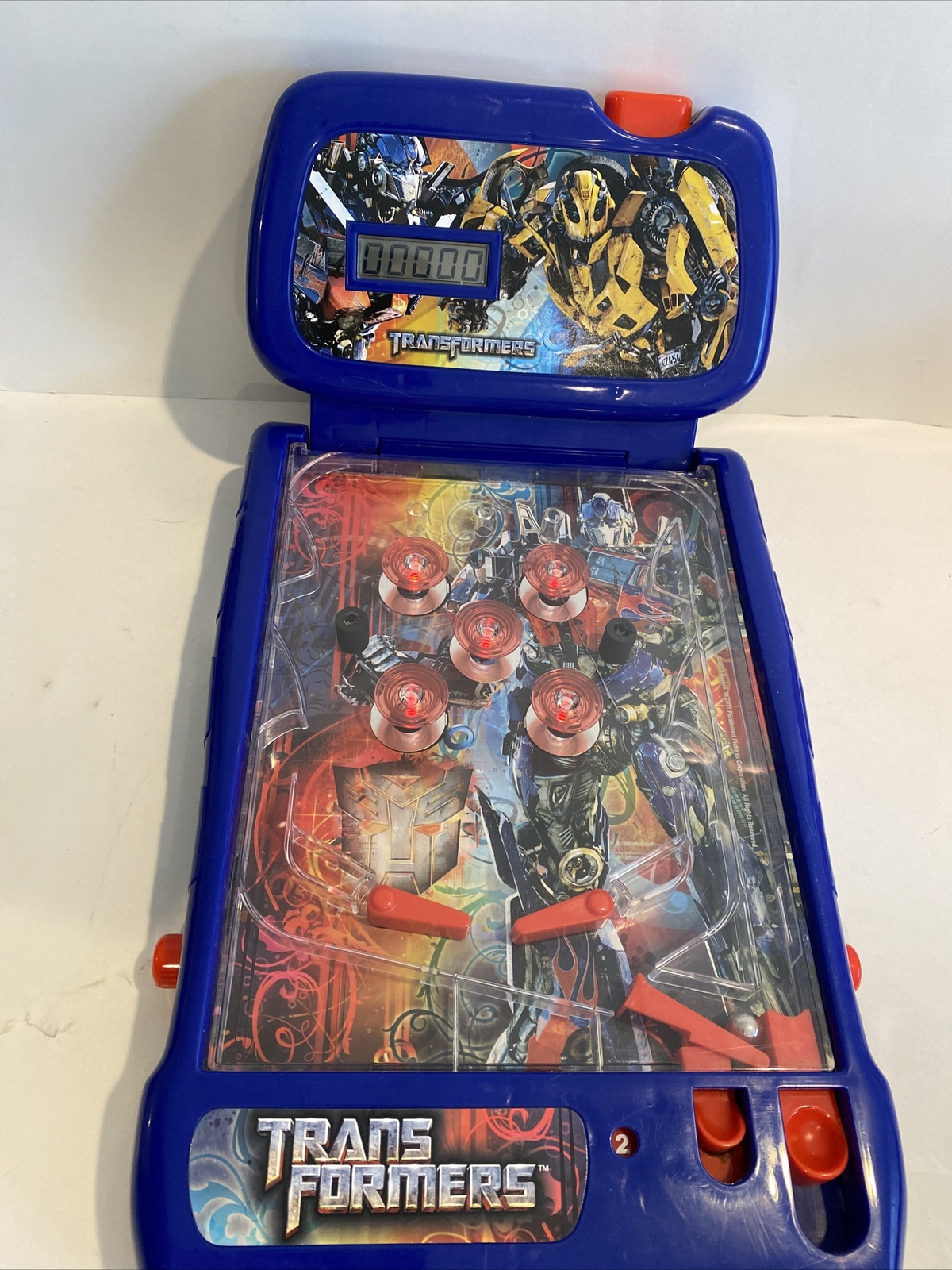 Vintage Transformers Dark Of The Moon Tabletop Pinball Hasbro Game 8642 Works