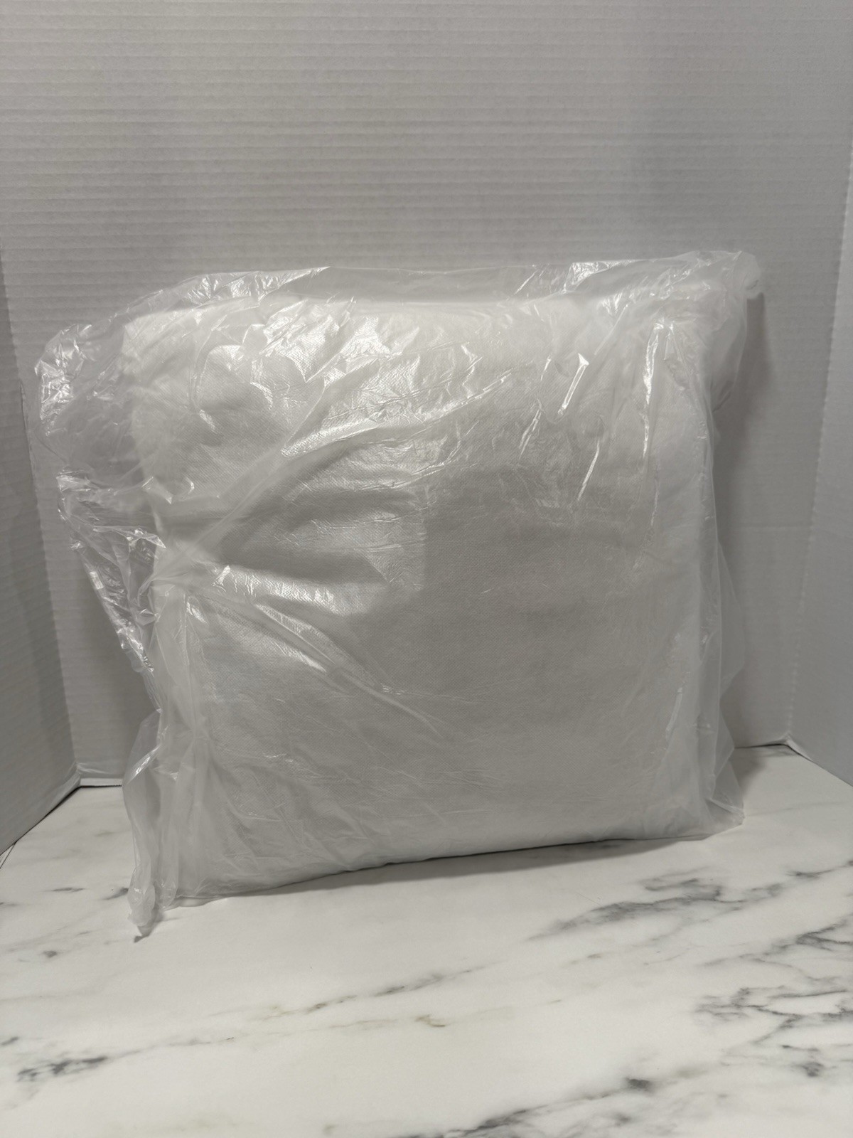 White Plush Throw Pillow Inserts 16 x 16 Inch Individually wrapped/sealed