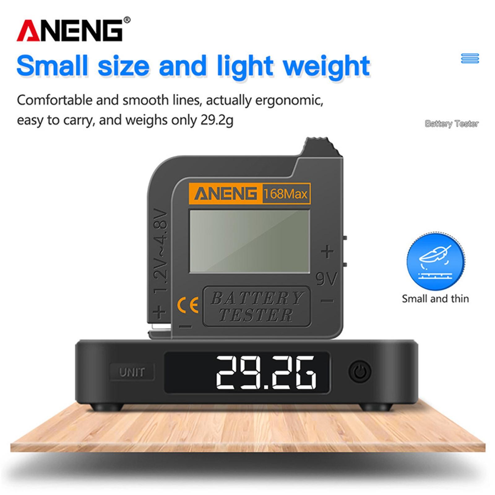 Digital Battery Tester Detector Diagnostic Volt Checker for AAA AA C Battery B