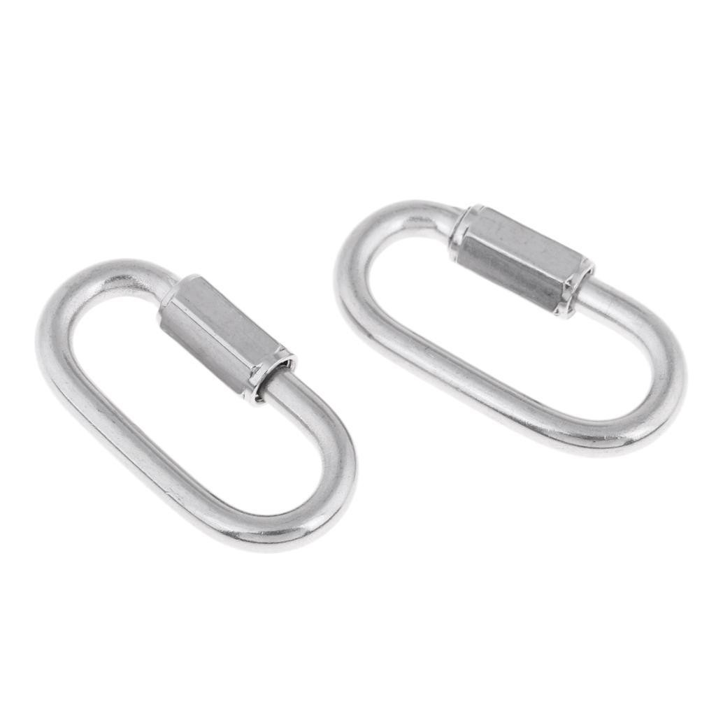 Set of 2 Sports Carabiner Buckle Clips Snap Hook Snap Hook