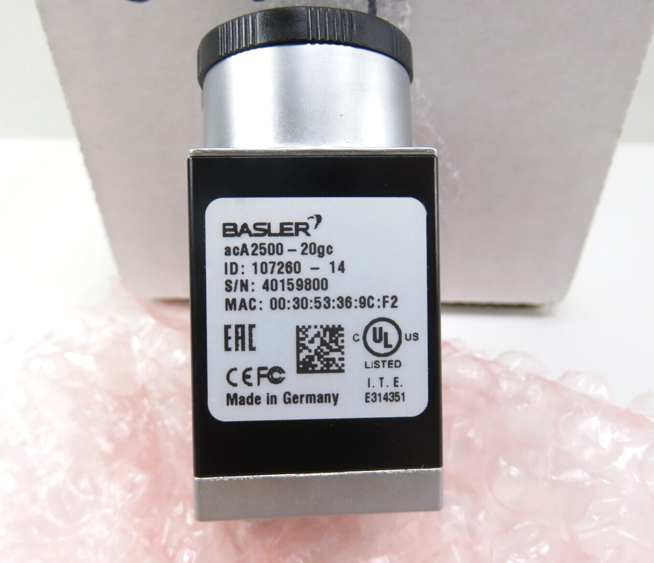 Basler ACA2500-20GC Industrial Camera