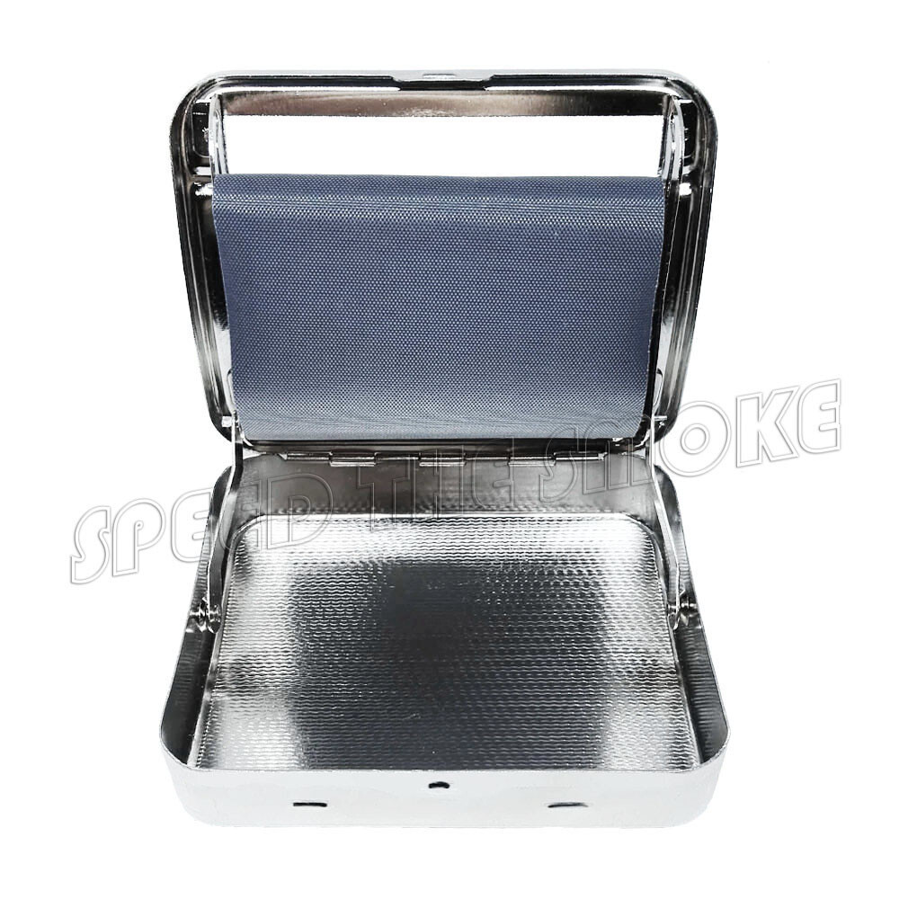 New 78mm 1 1/4 Size Automatic Cigarette Tobacco Metal Rolling Machine Roller