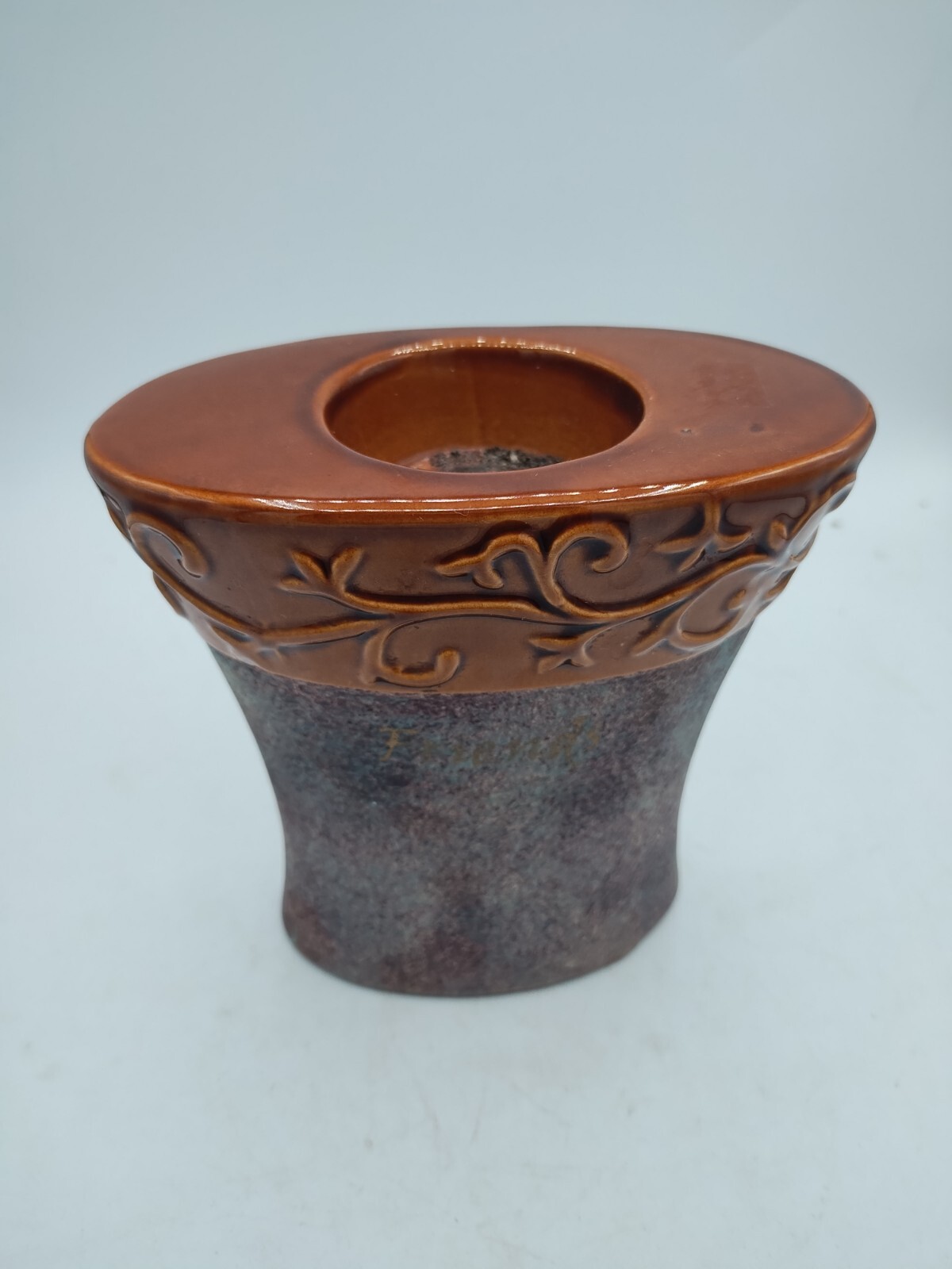 Pavilion Gifts TERRA COTTA TEA LIGHT HOLDER #05327