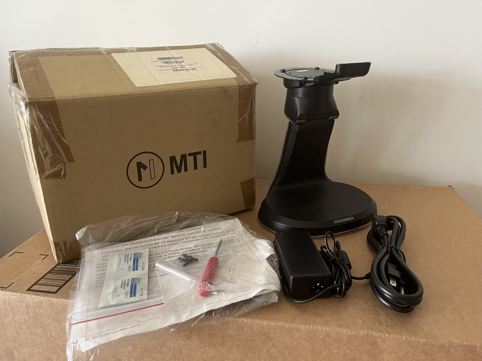 MTI Enterprise Tablet Pro POS Stand w Power Supply