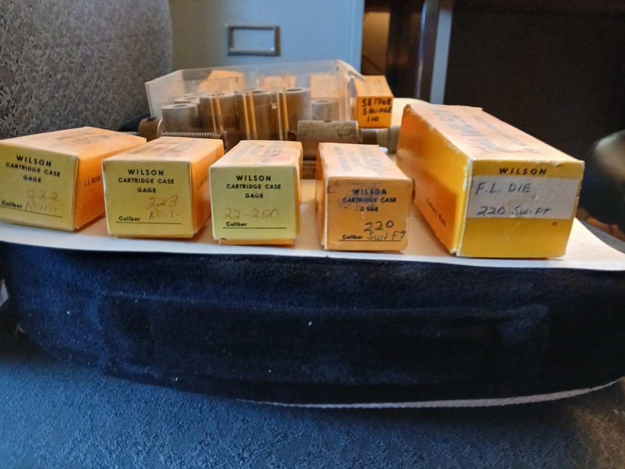 Wilson Case Guages Lot of Used Wilson Case Guages and Wilson Trimmer