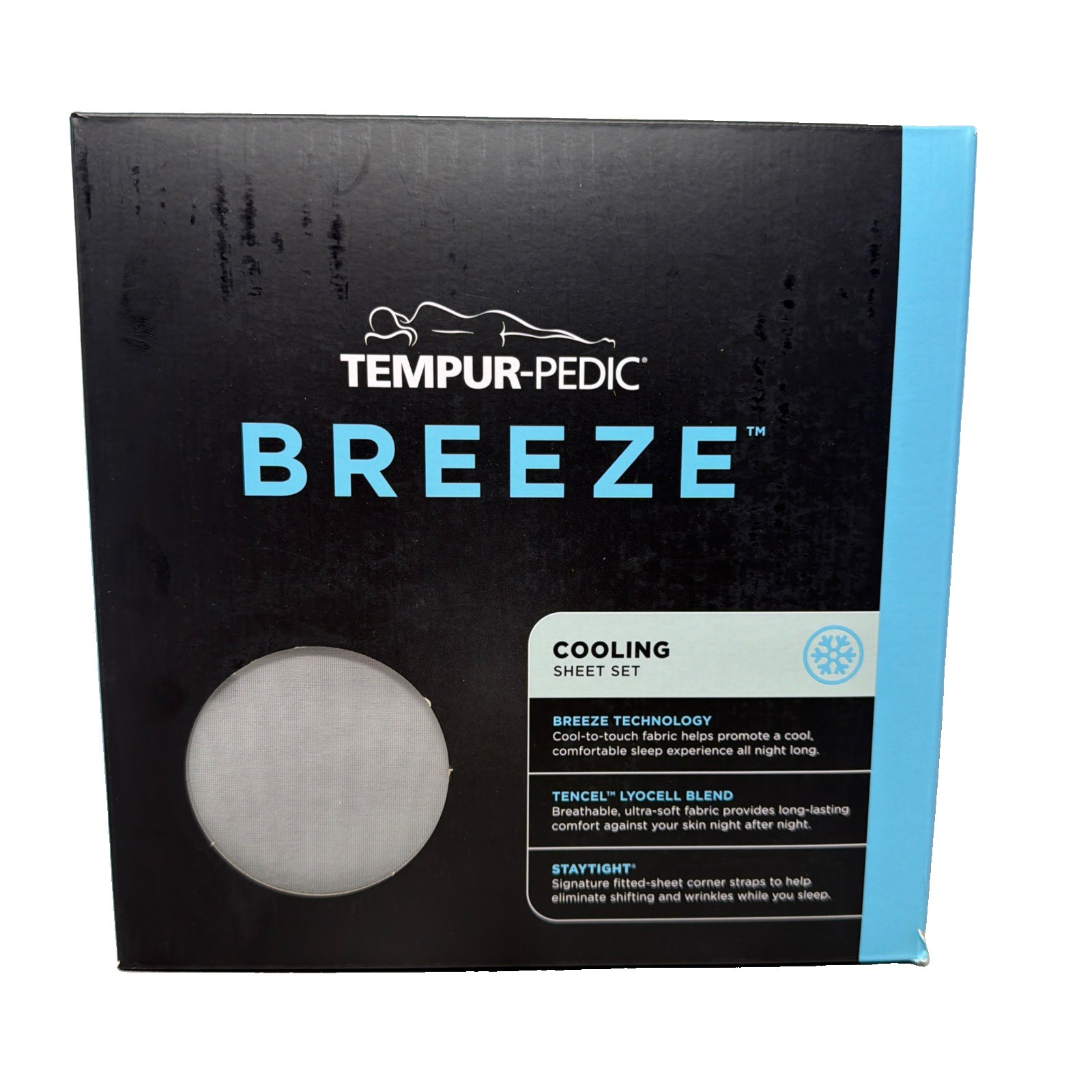 Tempur-pedic Tempur Breeze Sheet Set -- Size, Split King -- Color, Graphite Gray