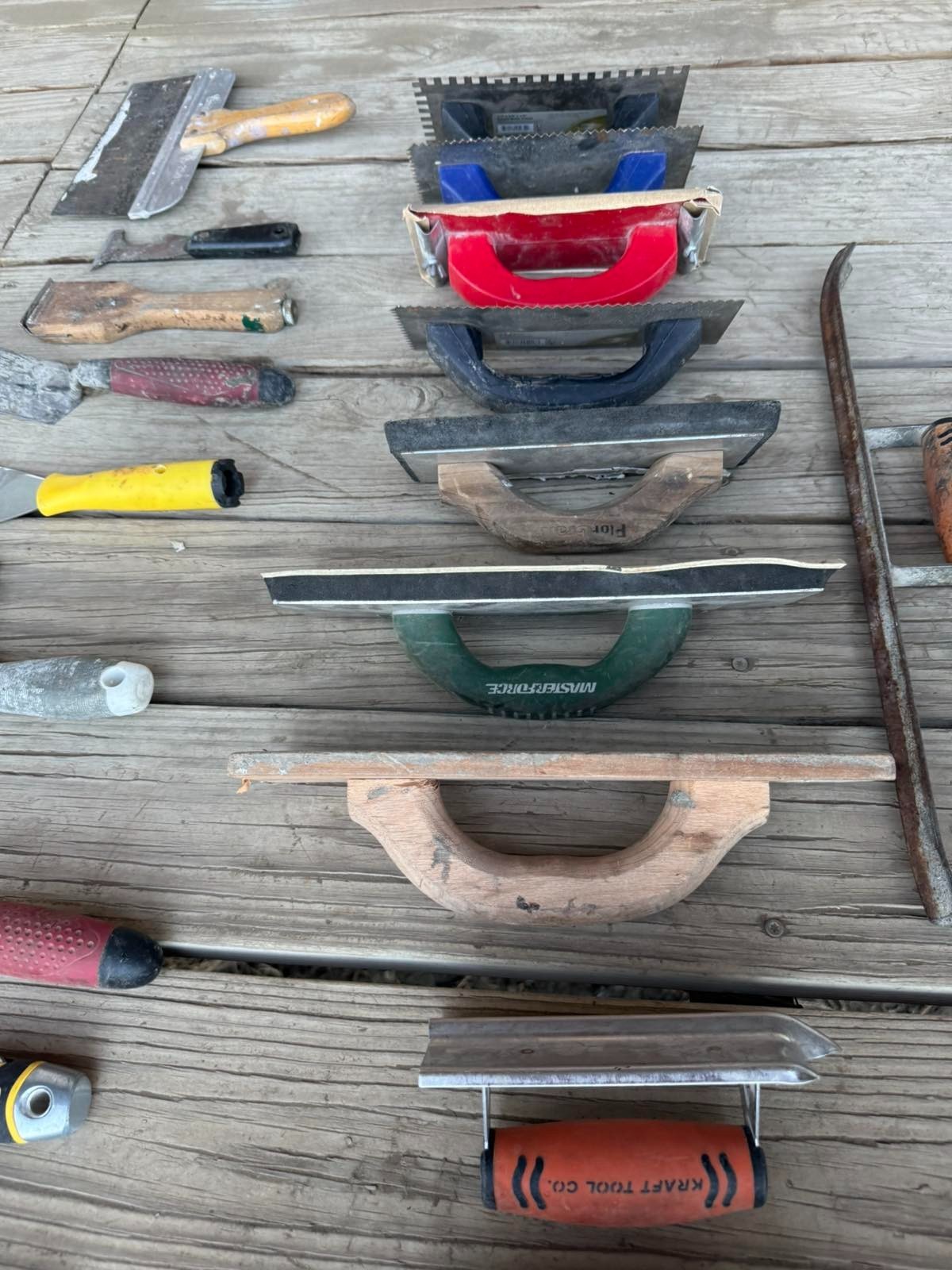 Mixed Masonry Drywall Finishing Tool Lot