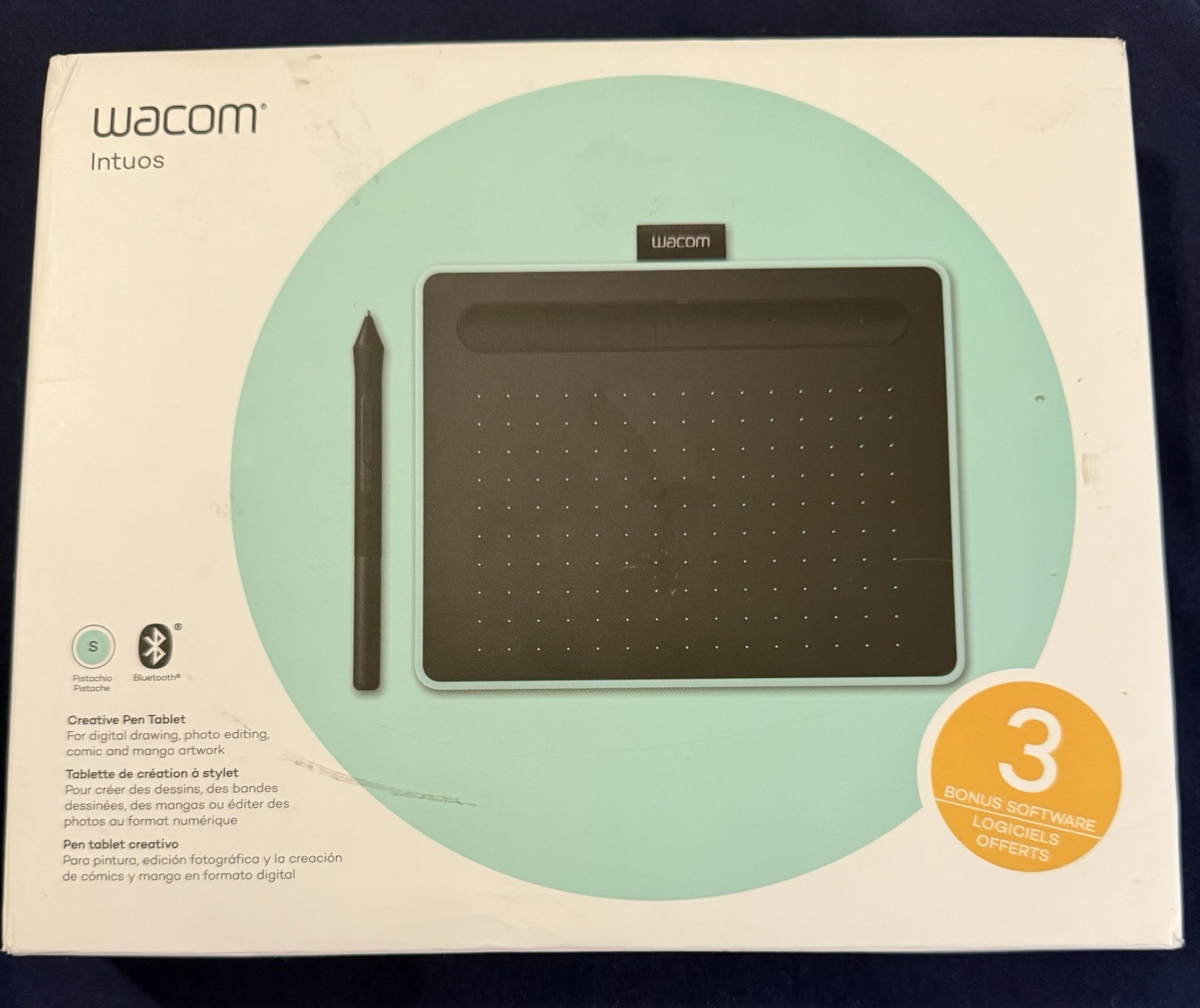 Wacom Intuos Bluetooth Graphic Tablet - Pistachio  -Brand New Unopened