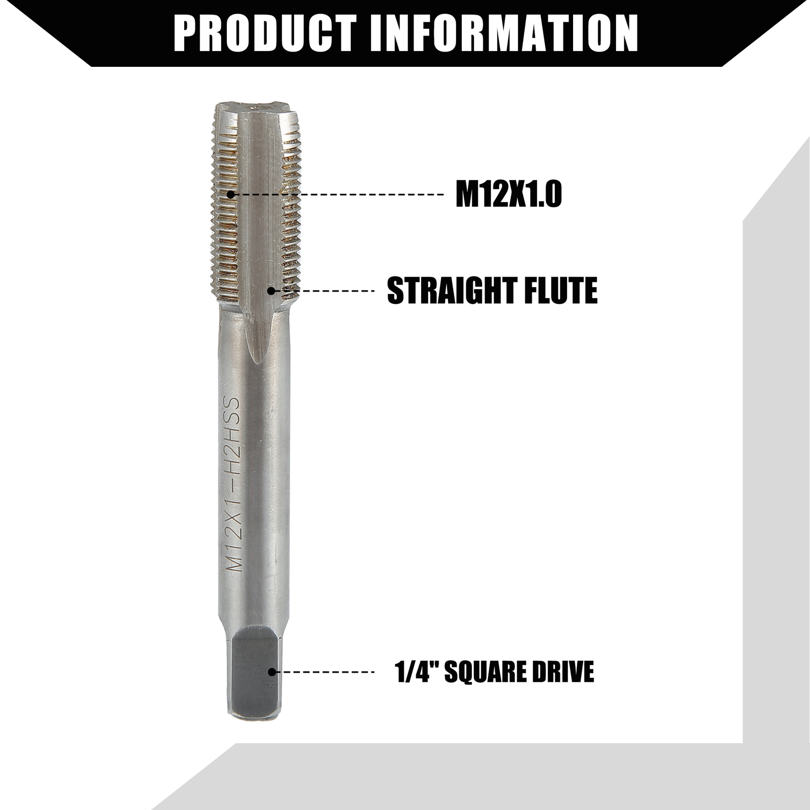 Universal Piece of 1 Spark Plug Thread Repair Tools with M10x1.0 Inserts
