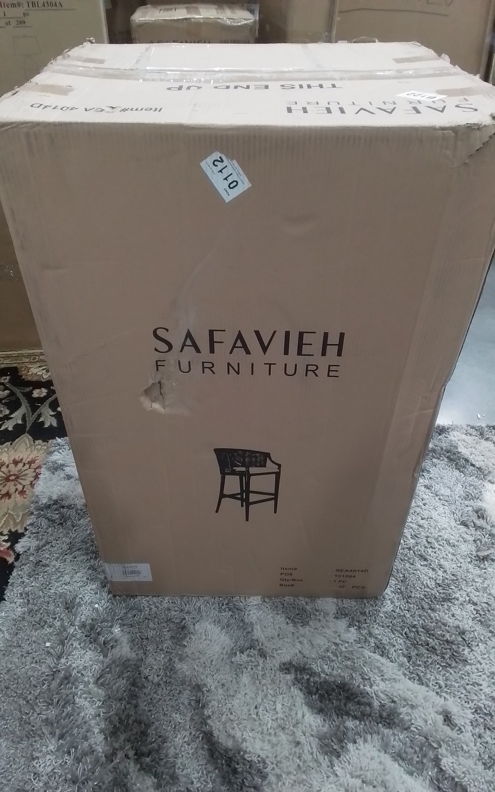 Safavieh BRANDO BARSTOOL, Reduced Price 2172763124 SEA4014D