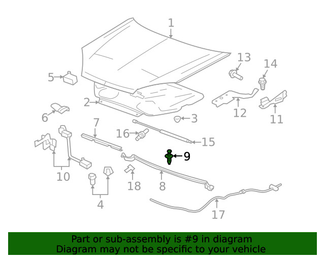 Genuine GM Push-Pin 11589290