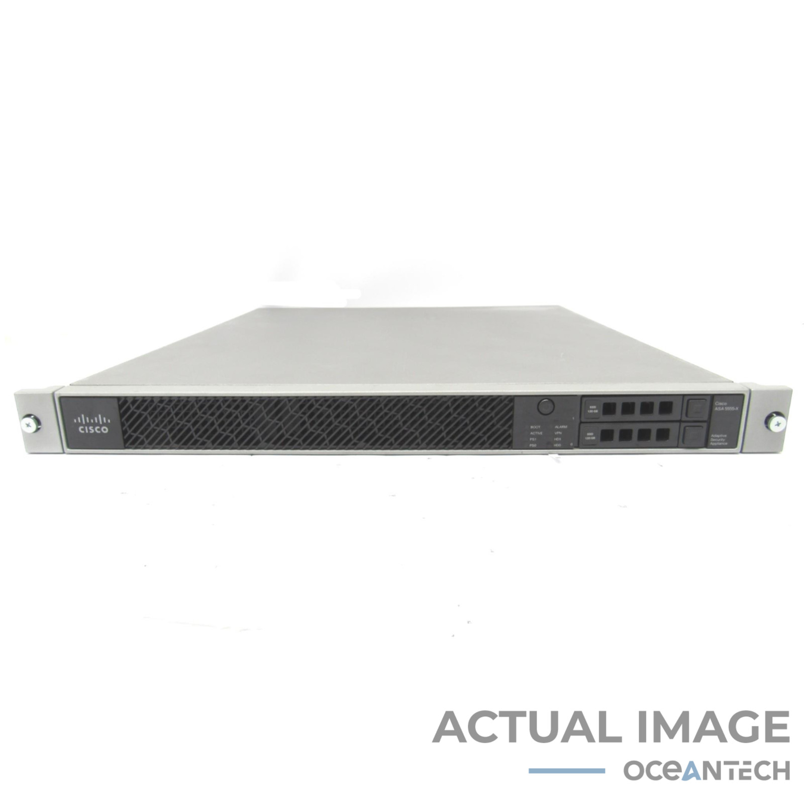Cisco ASA5555 Adaptive Security Appliance Tested 8GE Data 1U 2x PSU