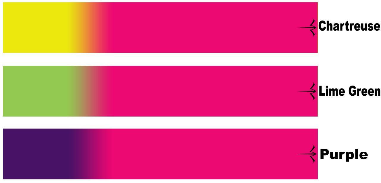 White Water Archery Pink Fade Solid 3 Arrow Wraps 15 Pc Pack Many Color Options