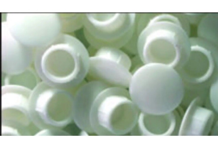 3/8 Inch White New Plastic Hole Covers 20 Pack