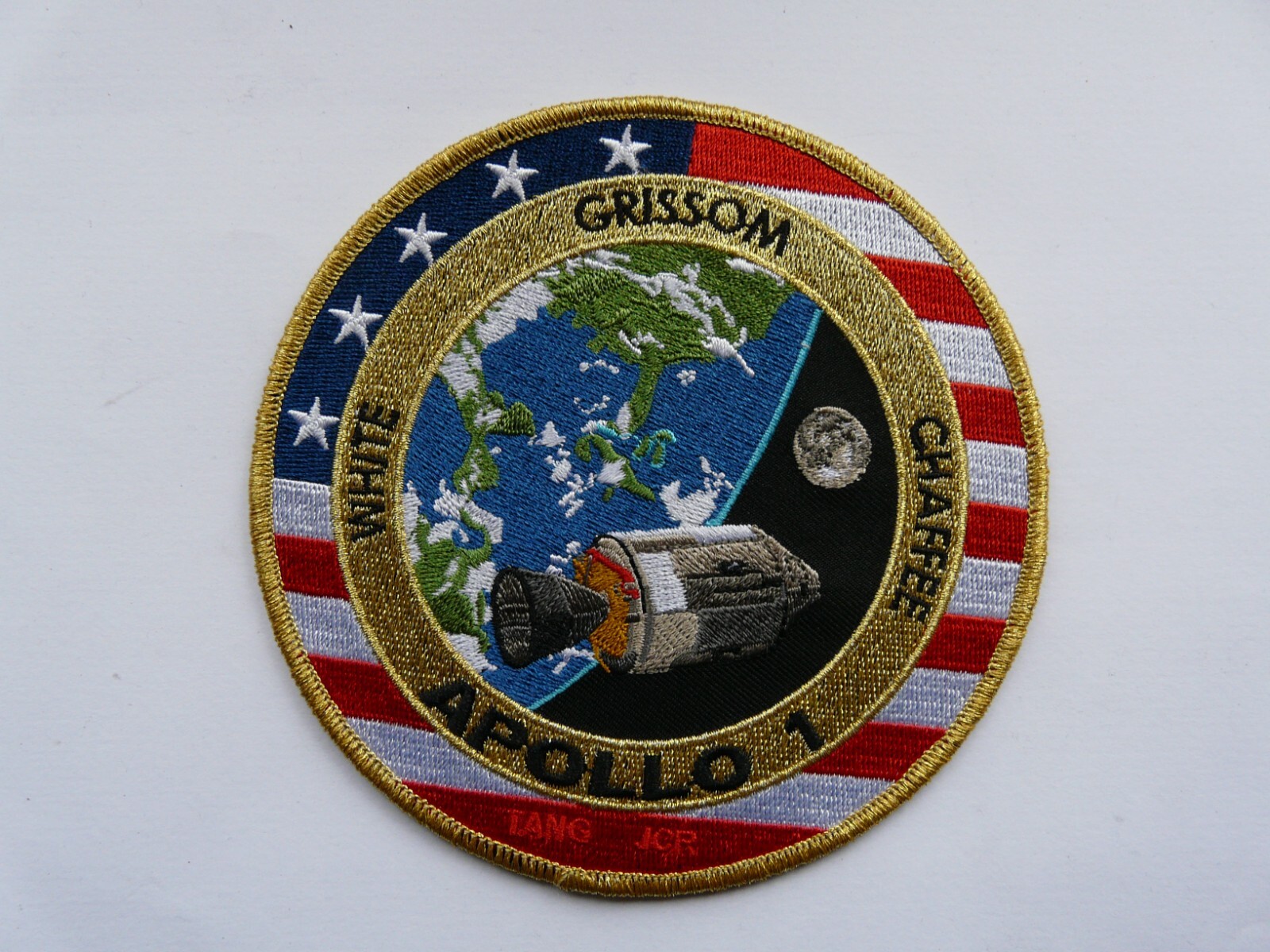 APOLLO -1 - 50th ANNIVERSARY - Commemorative - Tim Gagnon 5" patch
