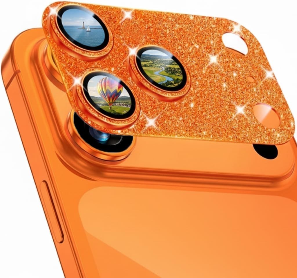 For iPhone 17 Pro Max/17 Pro/Air/17 Tempered Glass Metal Camera Lens Protector