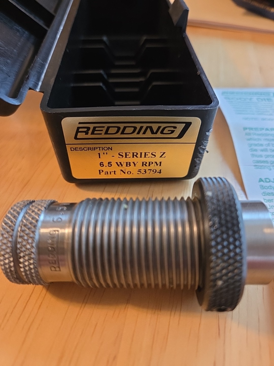 Redding 1" inch Series Z 6.5 WBY RPM 53784