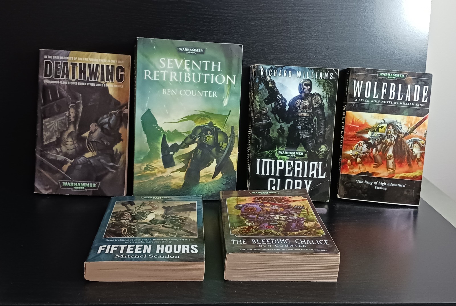 Six Book Lot Seventh Retribution, Imperial Glory Warhammer 40k Paperbacks