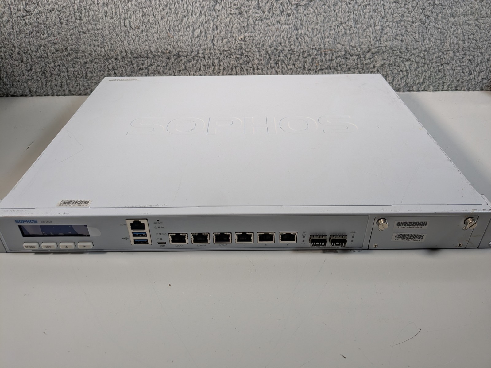 Sophos XG 210 Rev 3 Network Security Firewall Appliance