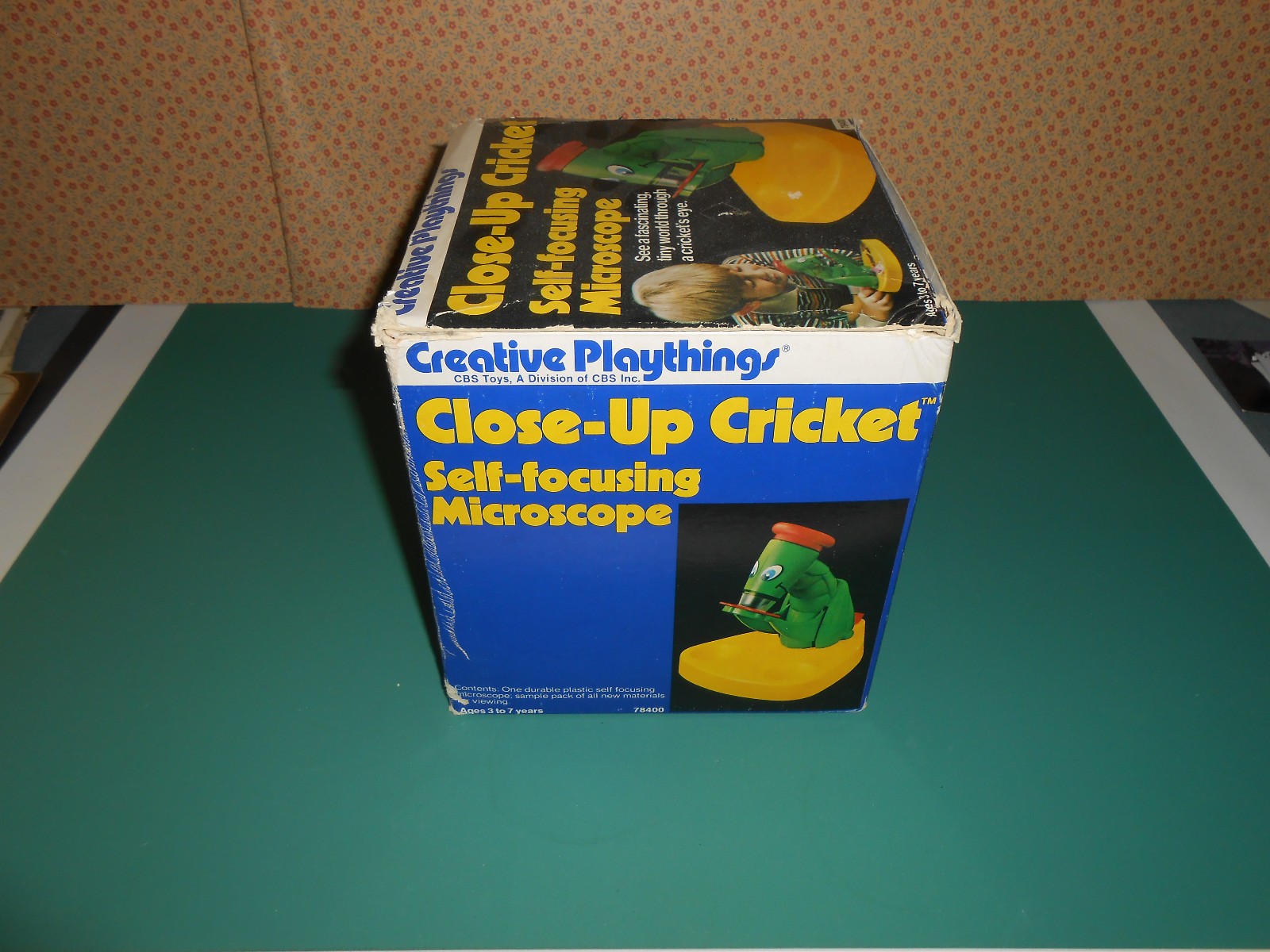 Vtg 1970s Close-Up Cricket Microscope Creative Playthings w/original box Child