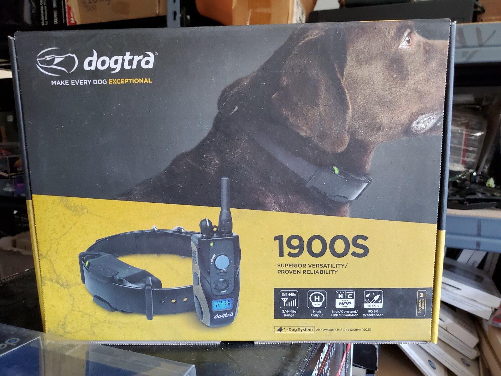 USED DOGTRA 1900S SUPERIOR VERSATILITY REMOTE CONTROLLED DOG TRAINING COLLAR