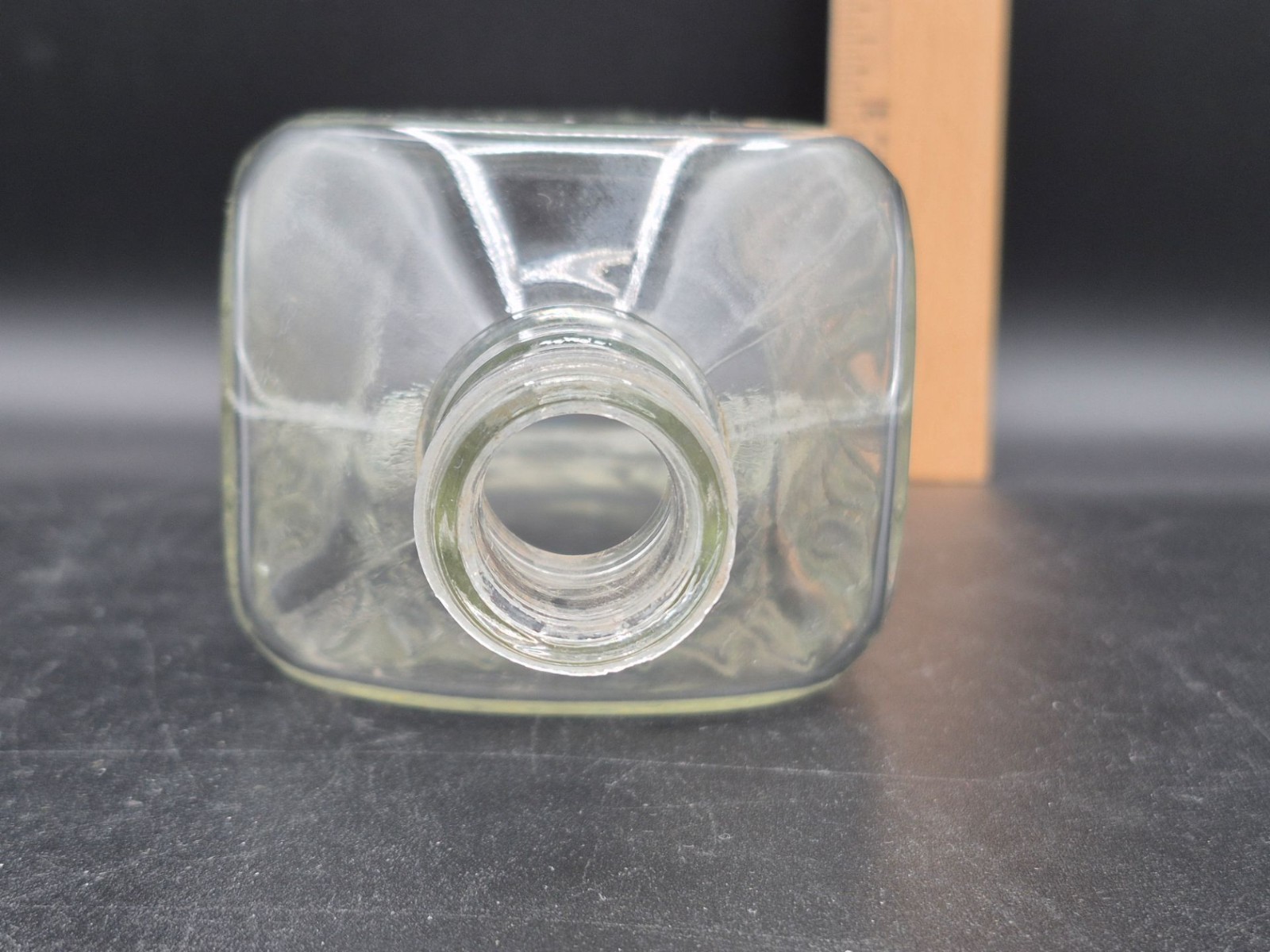 Vintage Embossed H&A Gilley Ltd. Gin Bottle, 11"