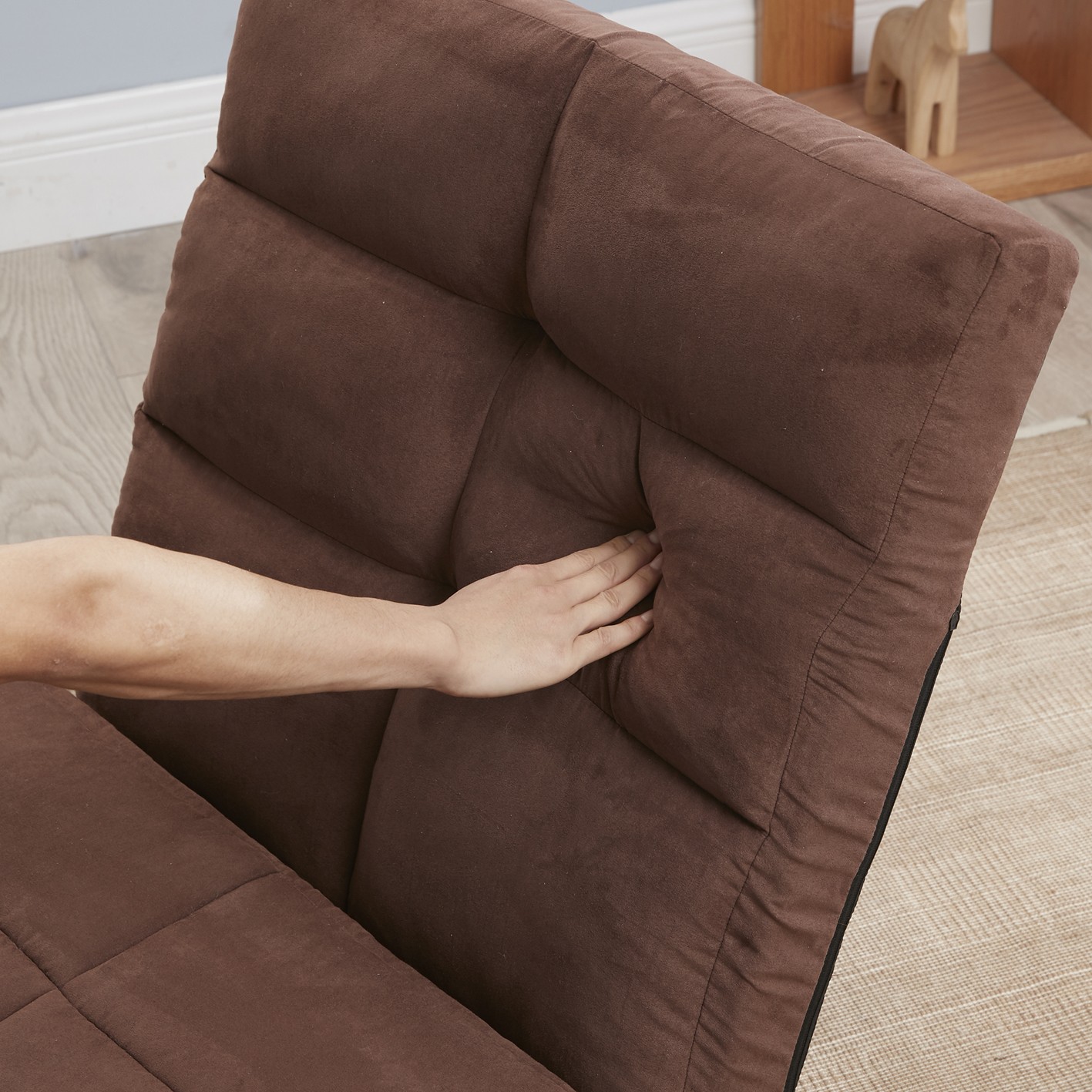 Adjustable Triple Foldable Leisure Sofa Bed Video Gaming Sofa Down Sofa Bed