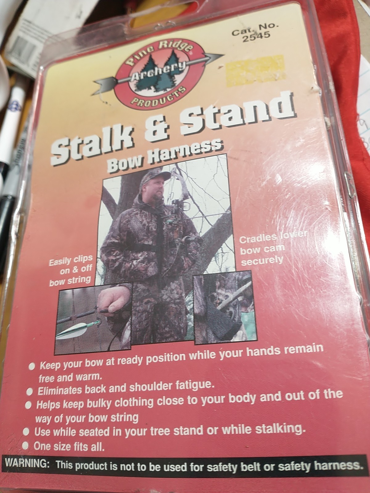 Pine Ridge Archery Products Stalk & Stand Bow Harness #2545 NOS