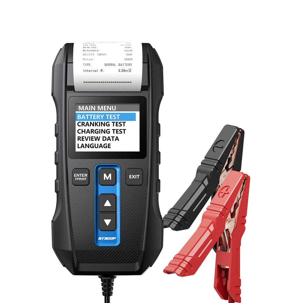 TOPDON BT300P 12V Car Battery Tester Charging Cranking Test For Car Duty Truck