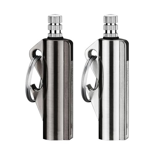 2 Pack Permanent Match Infinity Lighter, Multitool Keychain Bottle Style3