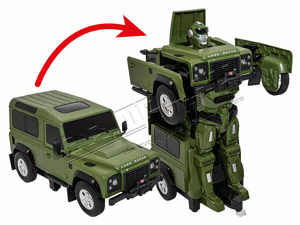 LAND ROVER DEFENDER 1:14 TRANSFORMABLE CAR ROBOT REMOTE CONTROL TOY LFTY420GNA