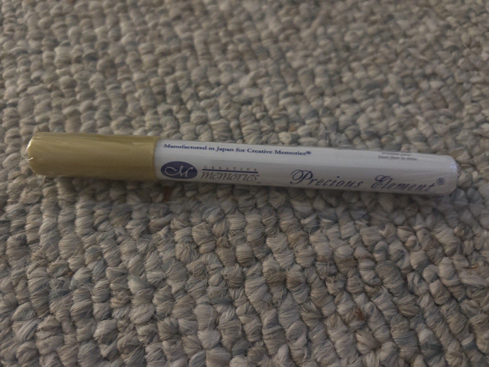 Creative Memories Precious Element Metallic Pen Gold Marker New