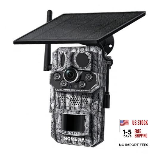 No-Glow 4G LTE Cellular Trail Camera with GPS for Wildlife Scouting | 5W Solar