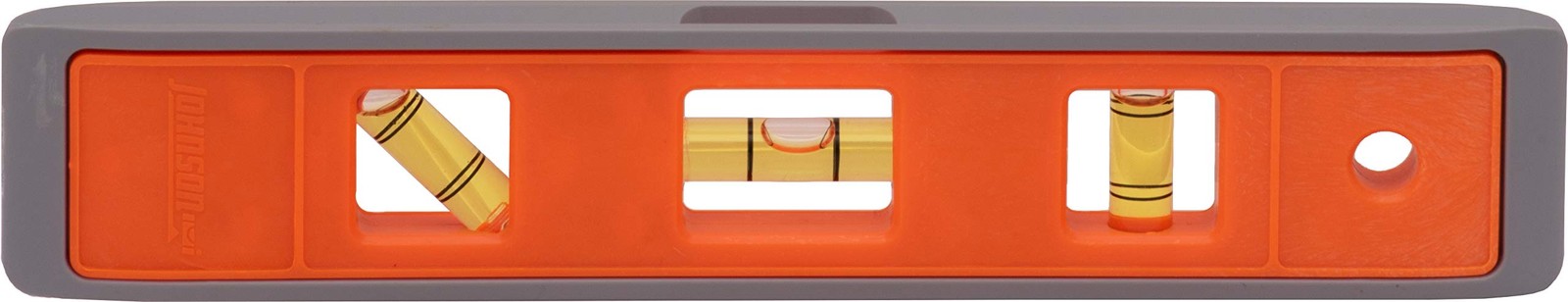 Johnson Level & Tool 7500M Magnetic Structo-Cast Torpedo Level, Yellow,orange