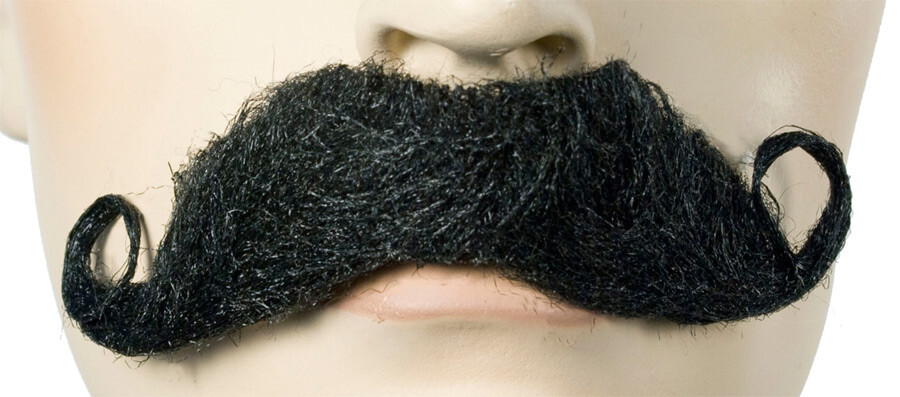 English Mustache Small - Ab975 - Lacey Wigs